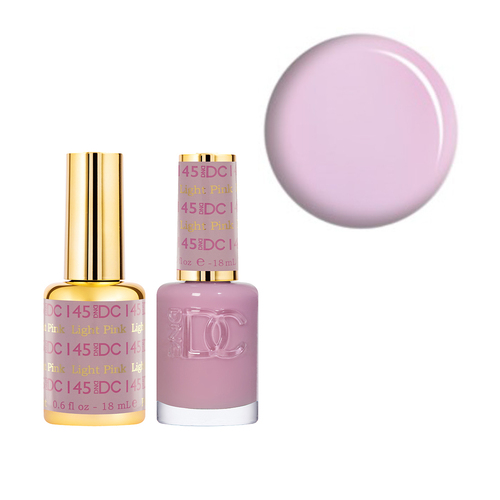 DND 145 Light Pink - DC Collection Gel & Lacquer Duo 18ml