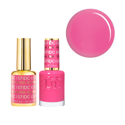 DND 157 Hot Pink - DC Collection Gel & Lacquer Duo 18ml