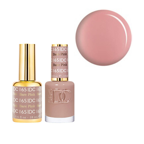 DND 165 Bare Pink - DC Collection Gel & Lacquer Duo 18ml