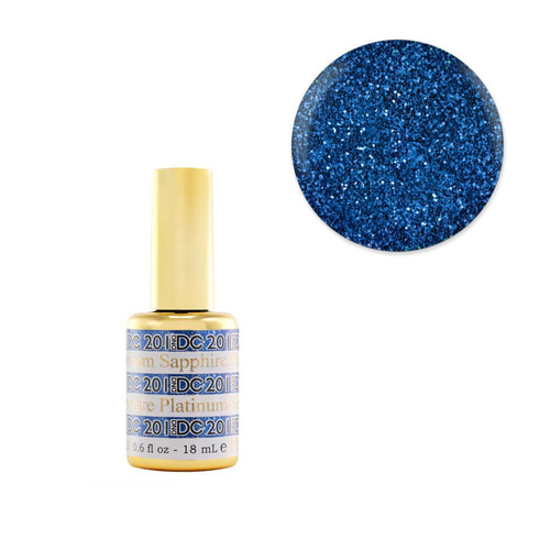 DND 201 Sapphire - DC Platinum Collection Gel Polish 18ml