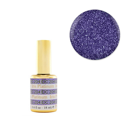 DND 204 Iris Platinum - DC Platinum Collection Gel Polish 18ml