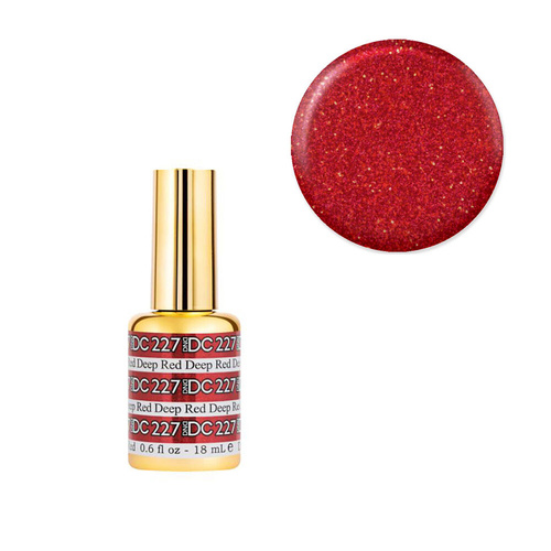 DND 227 Deep Red - DC Mermaid Collection Gel Polish 18ml