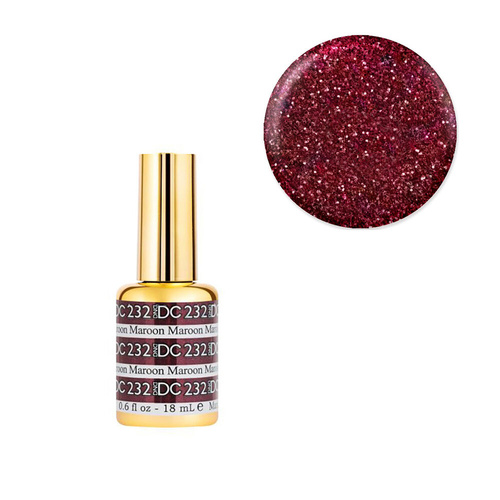 DND 232 Maroon - DC Mermaid Collection Gel Polish 18ml