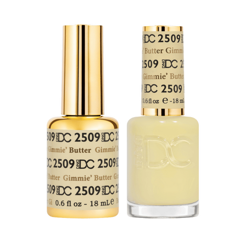 DND 2509 Gimmie' Butter - DC Free Spirit Collection Gel & Lacquer Duo 18ml