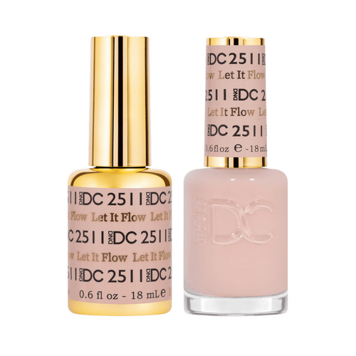 DND 2511 Let It Flow - DC Free Spirit Collection Gel & Lacquer Duo 18ml