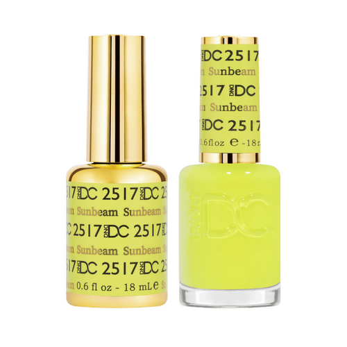 DND 2517 Sunbeam - DC Free Spirit Collection Gel & Lacquer Duo 18ml