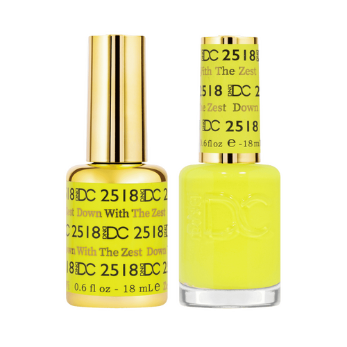 DND 2518 Down With The Zest - DC Free Spirit Collection Gel & Lacquer Duo 18ml