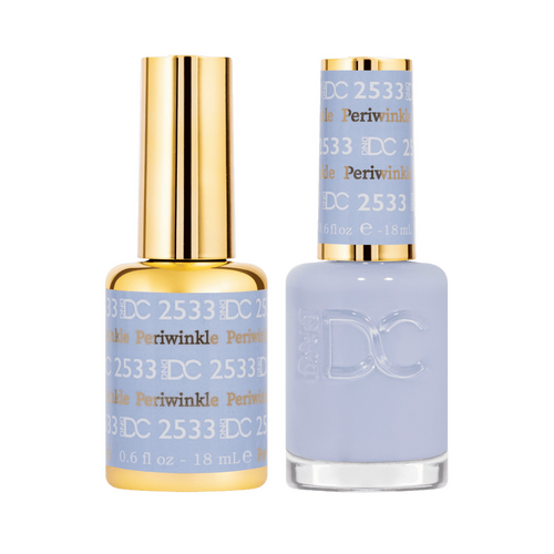 DND 2533 Periwinkle - DC Free Spirit Collection Gel & Lacquer Duo 18ml