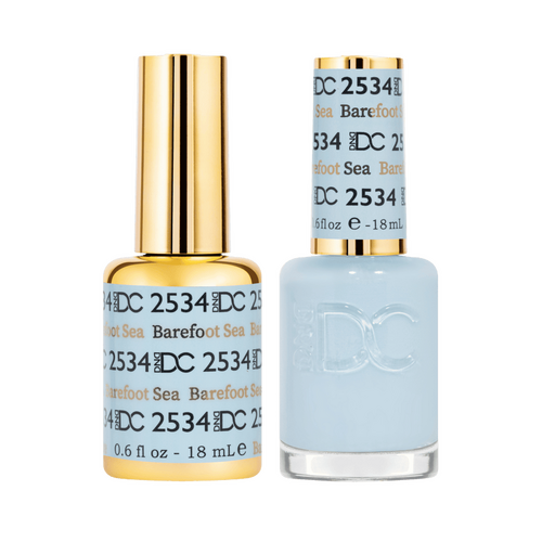 DND 2534 Barefoot Sea - DC Free Spirit Collection Gel & Lacquer Duo 18ml