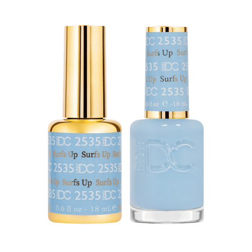 DND 2535 Surfs Up - DC Free Spirit Collection Gel & Lacquer Duo 18ml