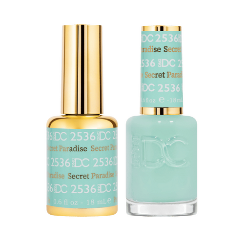 DND 2536 Secret Paradise - DC Free Spirit Collection Gel & Lacquer Duo 18ml