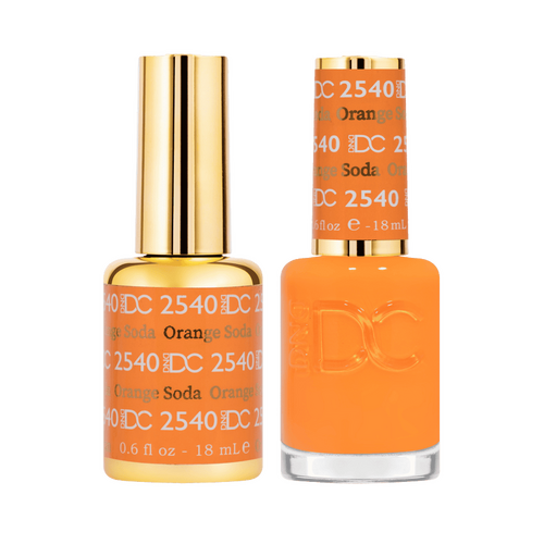 DND 2540 Orange Soda - DC Free Spirit Collection Gel & Lacquer Duo 18ml