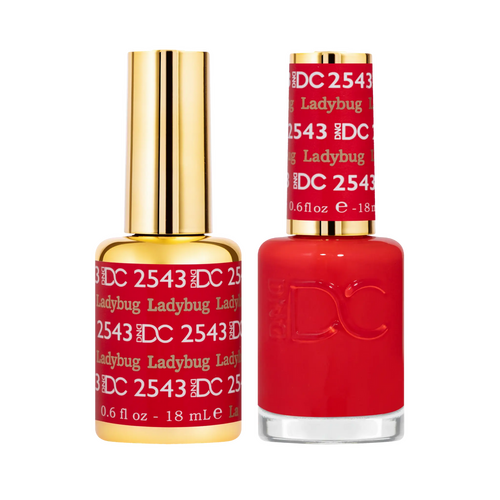 DND 2543 Ladybug - DC Free Spirit Collection Gel & Lacquer Duo 18ml