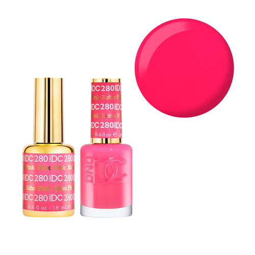 DND 280 Echo Pink - DC Collection Gel & Lacquer Duo 18ml