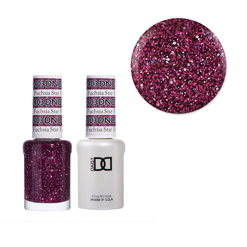 DND 403 Fuchsia Star - Daisy Collection Gel & Lacquer Duo 15ml