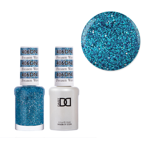 DND 406 Frozen Wave - Daisy Collection Gel & Lacquer Duo 15ml