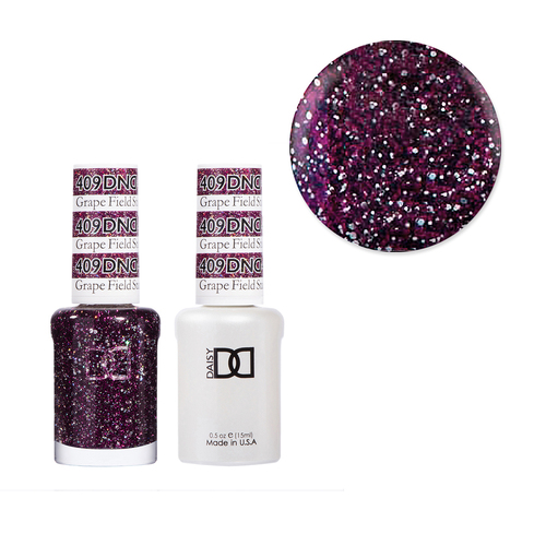 DND 409 (discontinued) Grape Field Star - Daisy Collection Gel & Lacquer Duo 15ml
