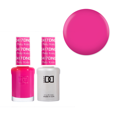 DND 417 Pinky Kinky - Daisy Collection Gel & Lacquer Duo 15ml
