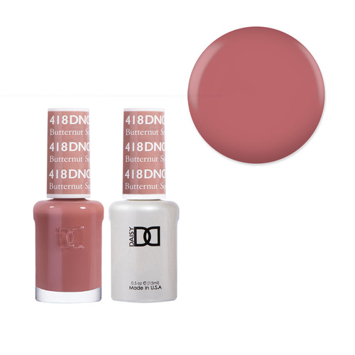 DND 418 Butternut Squash - Daisy Collection Gel & Lacquer Duo 15ml