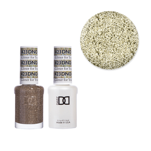 DND 423 Glitter For You - Daisy Collection Gel & Lacquer Duo 15ml