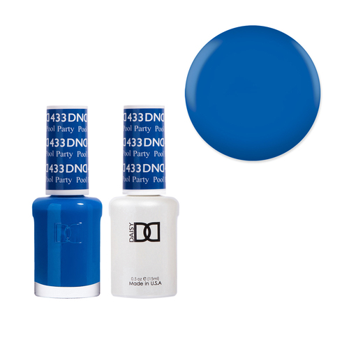 DND 433 Pool Party - Daisy Collection Gel & Lacquer Duo 15ml