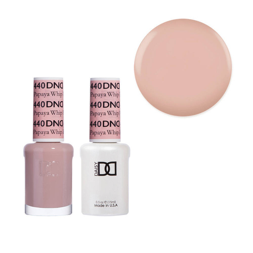 DND 440 Papaya Whip - Daisy Collection Gel & Lacquer Duo 15ml