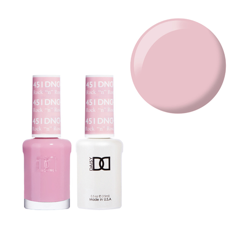 DND 451 Rock "N" Rose - Daisy Collection Gel & Lacquer Duo 15ml
