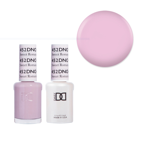 DND 452 Sweet Romance - Daisy Collection Gel & Lacquer Duo 15ml