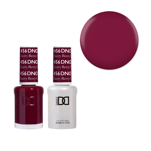 DND 456 Cherry Berry - Daisy Collection Gel & Lacquer Duo 15ml