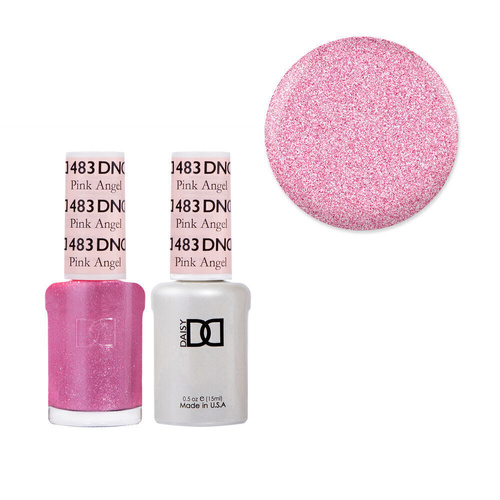DND 483 Pink Angle - Daisy Collection Gel & Lacquer Duo 15ml