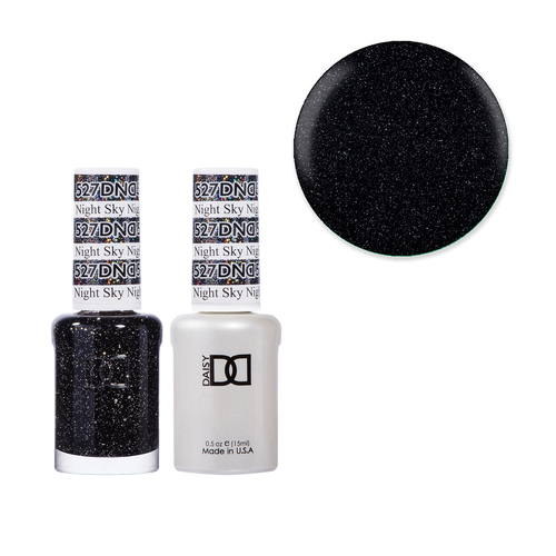 DND 527 Night Sky - Daisy Collection Gel & Lacquer Duo 15ml