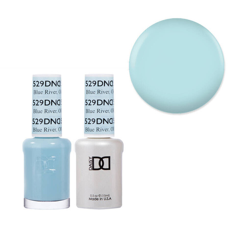 DND 529 Blue River - Daisy Collection Gel & Lacquer Duo 15ml