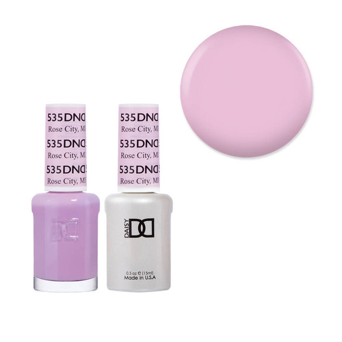 DND 535 Rose City - Daisy Collection Gel & Lacquer Duo 15ml