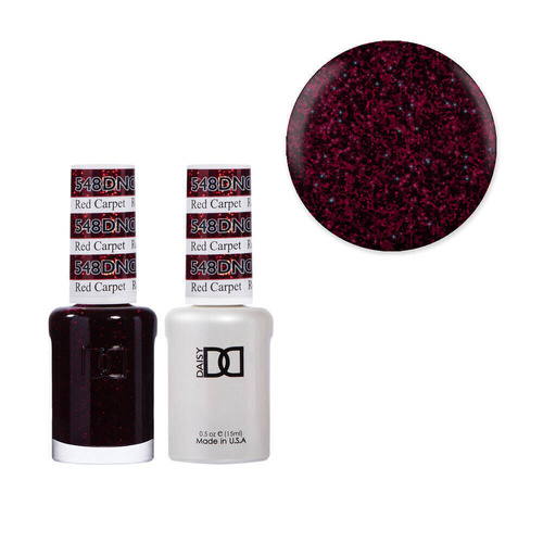 DND 548 Red Carpet - Daisy Collection Gel & Lacquer Duo 15ml