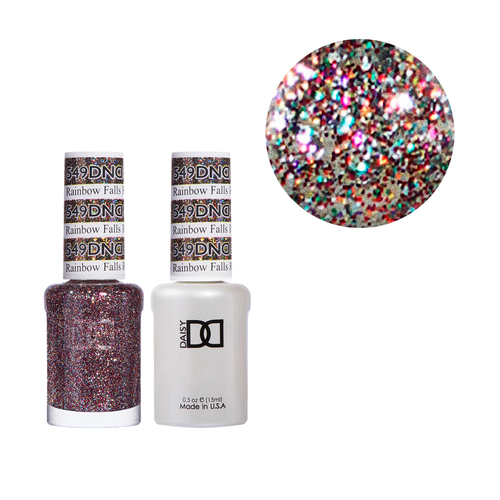 DND 549 Rainbow Falls - Daisy Collection Gel & Lacquer Duo 15ml