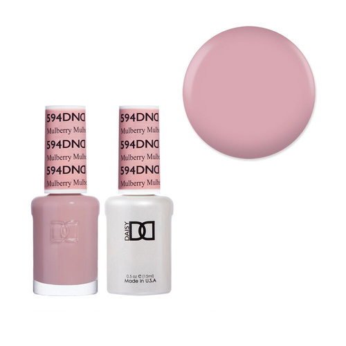 DND 594 Mulberry - Daisy Collection Gel & Lacquer Duo 15ml
