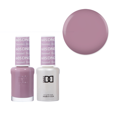 DND 605 Dovetail - Daisy Collection Gel & Lacquer Duo 15ml