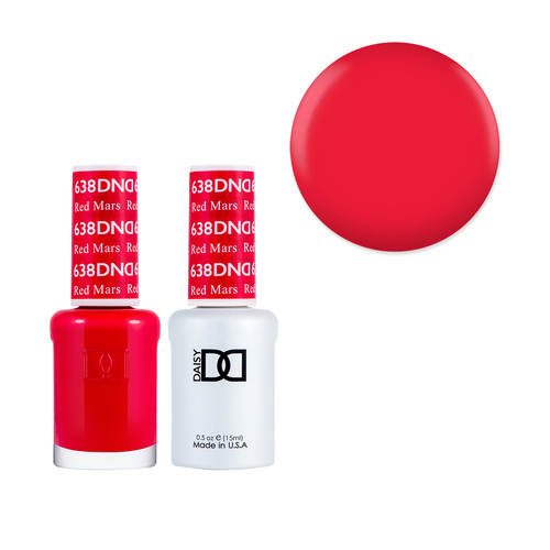 DND 638 Red Mars - Daisy Collection Gel & Lacquer Duo 15ml