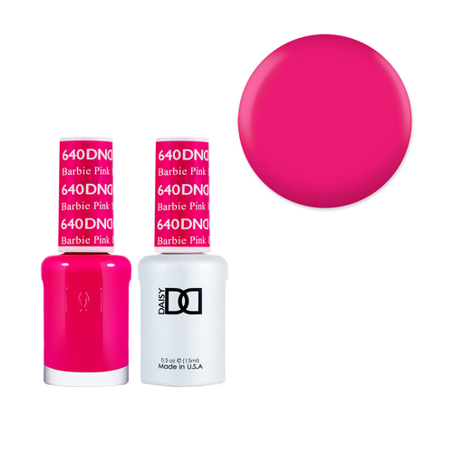 DND 640 Barbie Pink - Daisy Collection Gel & Lacquer Duo 15ml