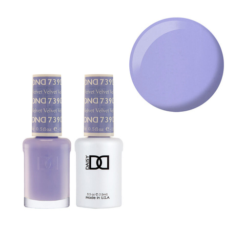 DND 739 Velvet - Daisy Collection Nail Gel & Lacquer Polish Duo 15ml