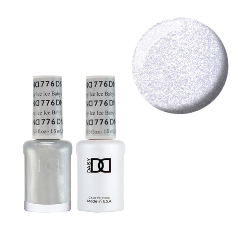 DND 776 Ice Ice Baby - Daisy Collection Nail Gel & Lacquer Polish Duo 15ml