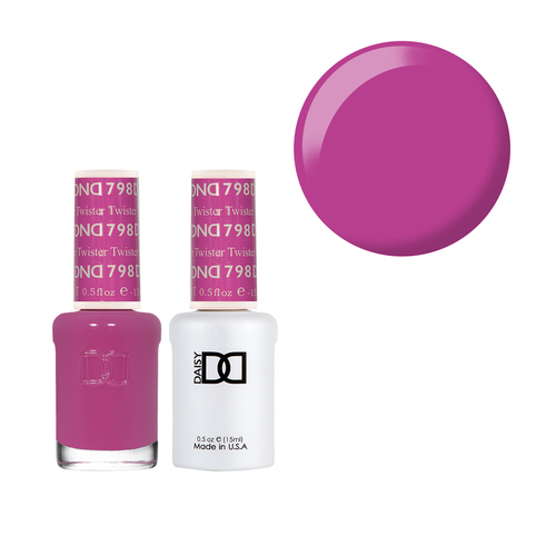 DND 798 Twister - Daisy Collection Nail Gel & Lacquer Polish Duo 15ml