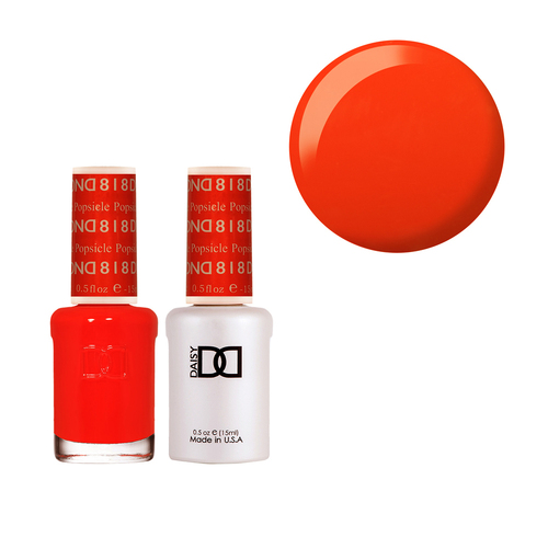 DND 818 Popsicle - Daisy Collection Nail Gel & Lacquer Polish Duo 15ml