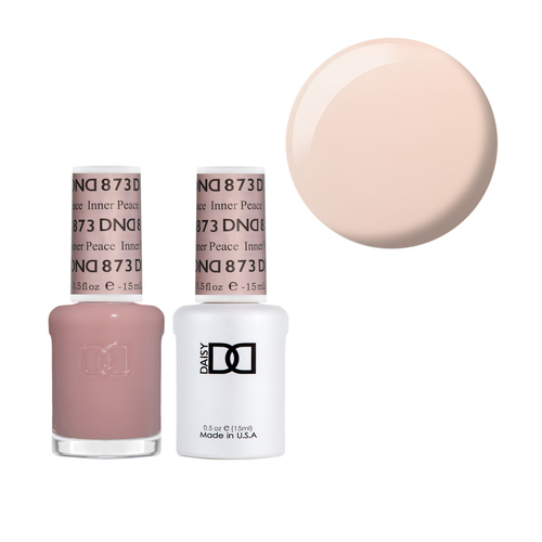 DND 873 Inner Peace - DND Collection Nail Gel & Lacquer Polish Duo 15ml