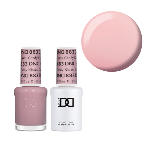 DND 883 Candy Kisses - DND Collection Nail Gel & Lacquer Polish Duo 15ml