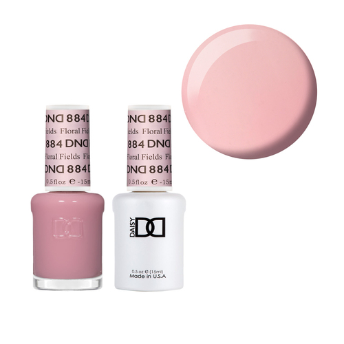 DND 884 Floral Fields - DND Collection Nail Gel & Lacquer Polish Duo 15ml