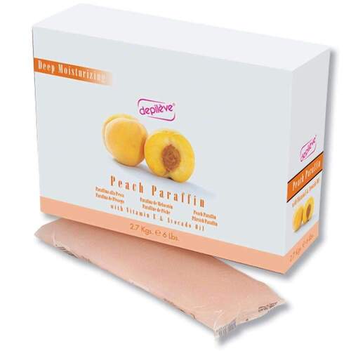 DEPILEVE DEEP MOISTURIZING PEACH PARAFFIN WAX - Box of 6