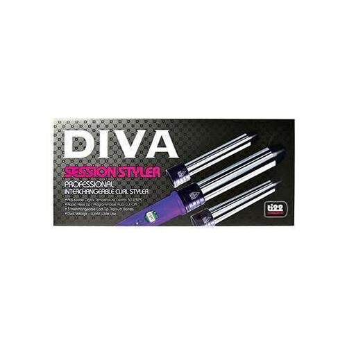 DIVA Professional Interchangeable Curl Styler (Purple)