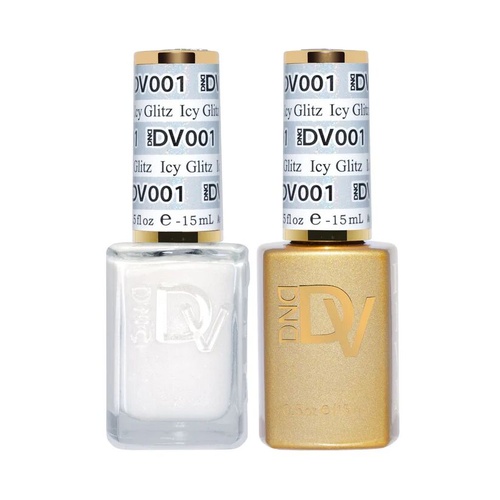 DND DIVA - #001 Icy Glitz - Gel & Lacquer Duo 15ml