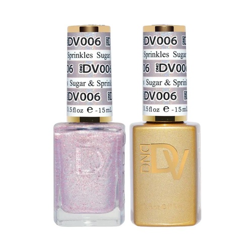 DND DIVA - #006 Sugar & Sprinkles - Gel & Lacquer Duo 15ml
